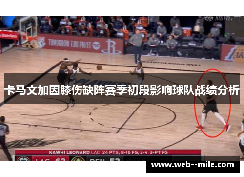 卡马文加因膝伤缺阵赛季初段影响球队战绩分析
